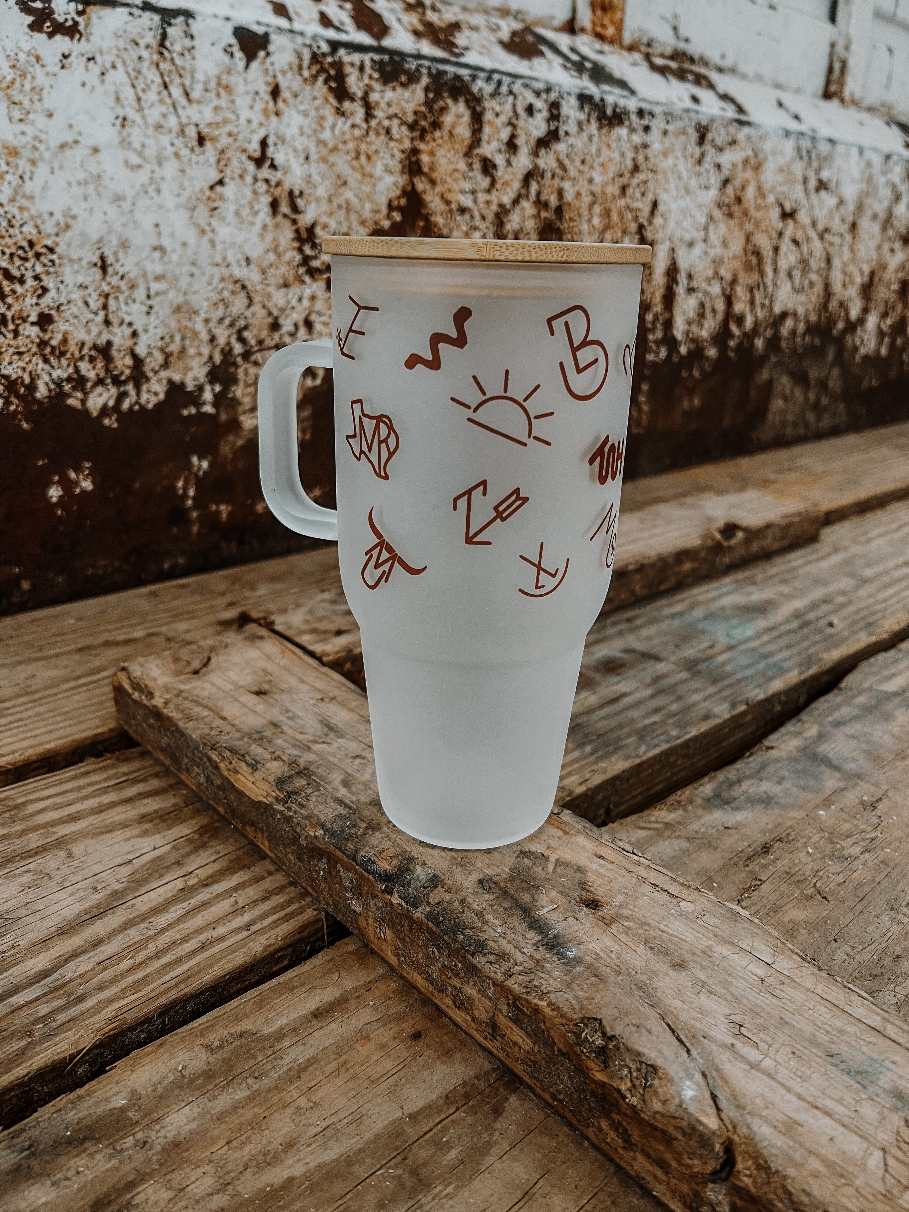 32oz Wooden Mug 