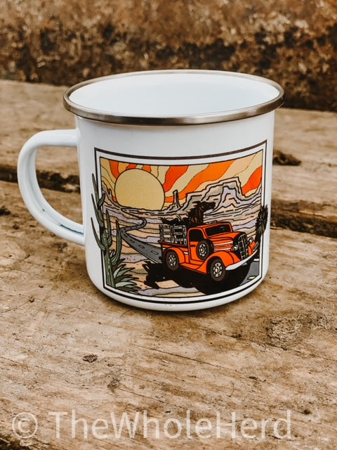 Whole Herd Broncy Before Coffee Campfire Mug CPCMBBC – Painted Cowgirl  Western Store